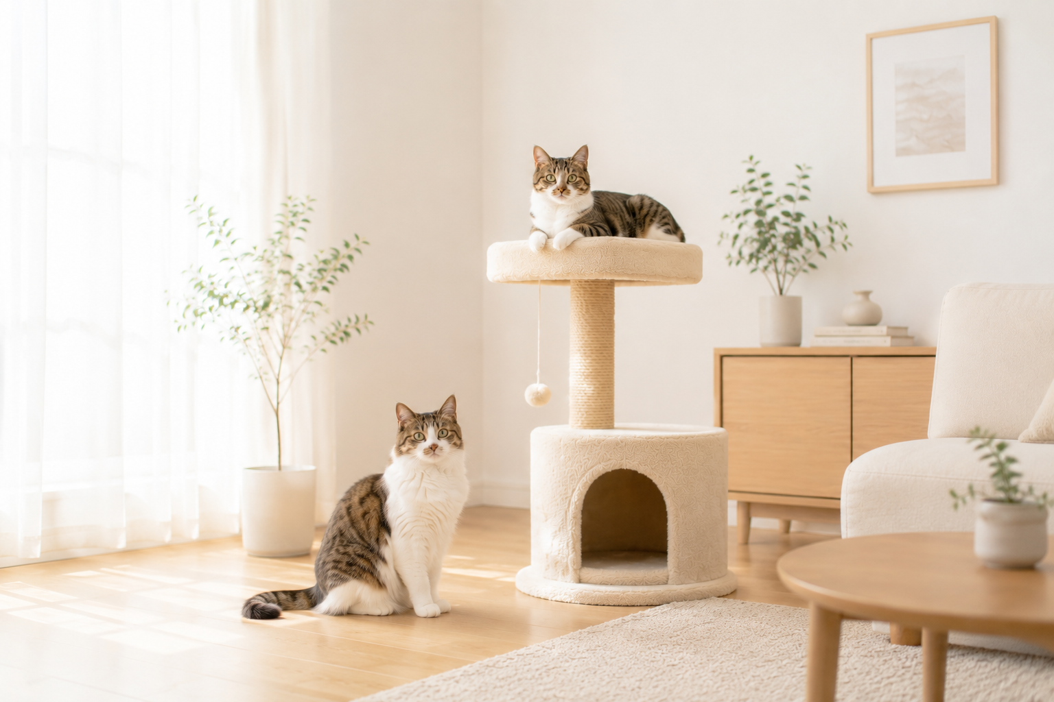 猫と暮らす部屋